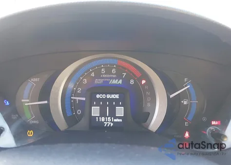 2010 Honda Insight Ex z USA, uszkodzony, nr VIN JHMZE2H72AS009258